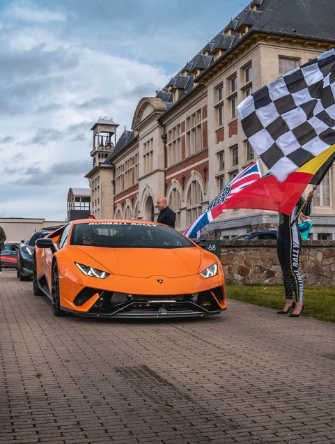 Runball Halloween Tour - Orange Lamborghini