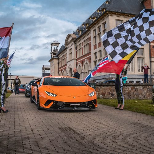 Runball Halloween Tour - Orange Lamborghini
