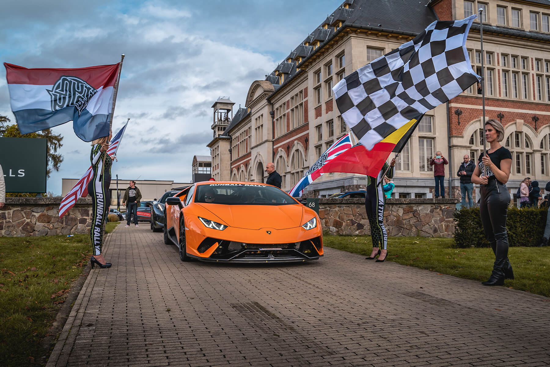Runball Halloween Tour - Orange Lamborghini