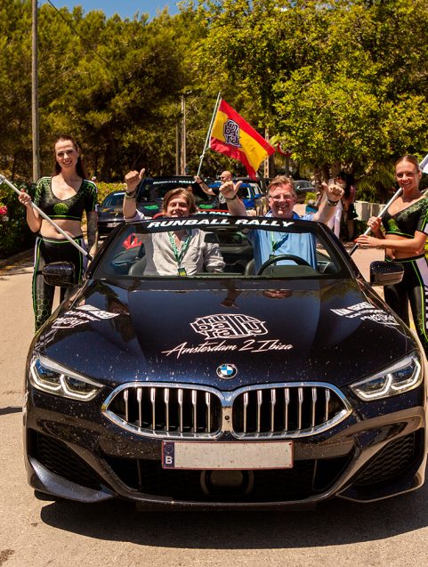 Runball Rally finish at Ibiza