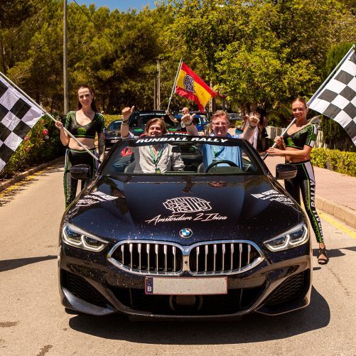 Runball Rally finish at Ibiza