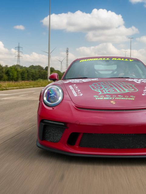 Porsche GT3 during the Runball