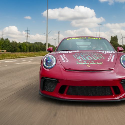 Porsche GT3 during the Runball