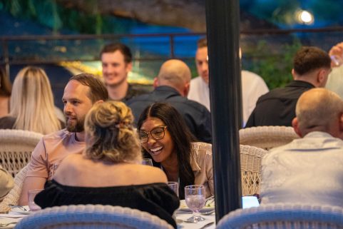 Runballers having fun