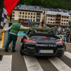 Five-star hotel arrival Canfranc Estación - AMG GT
